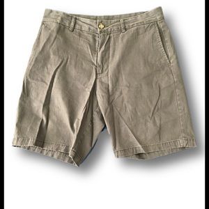 32” Slim Old Navy Gray/Black Khaki Shorts Men’s
